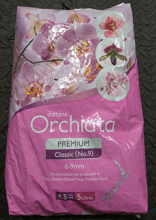 Orchiata Orchid Bark, Premium orchid potting media. 5 Liters Classic - Small 3/8" pieces